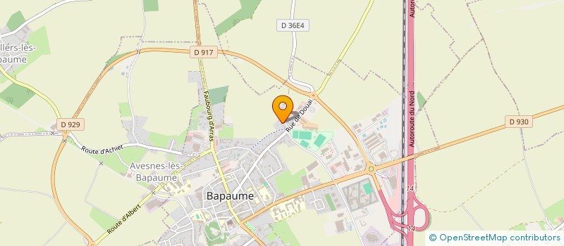 localisation de l'entreprise SYNERGIE IMMO  BIEFVILLERS-LES-BAPAUME