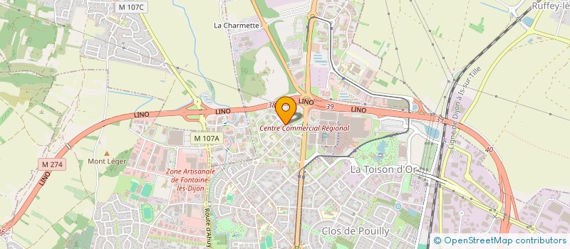 localisation de l'entreprise SYNERGIE IMMOBILIER à DIJON