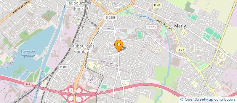 localisation de l'entreprise SYNERGIE INGENIERIE à VALENCIENNES