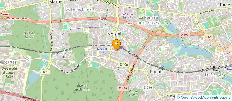 localisation de l'entreprise SYNERGIE INSTITUT DE FORMATION à NOISIEL