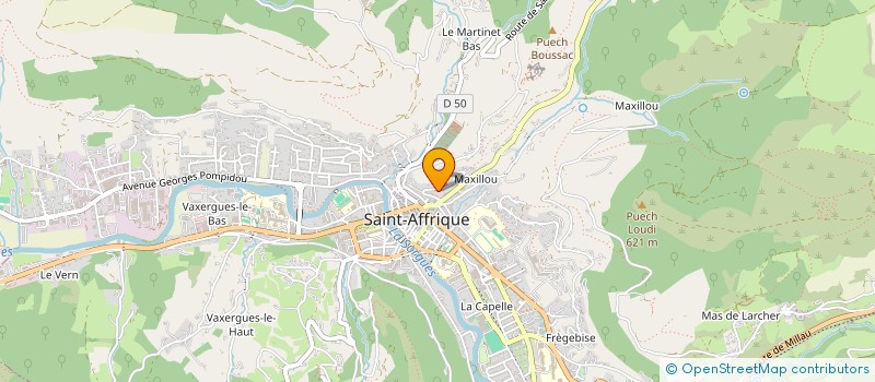 localisation de l'entreprise SYNERGIE INVEST  SAINT-AFFRIQUE