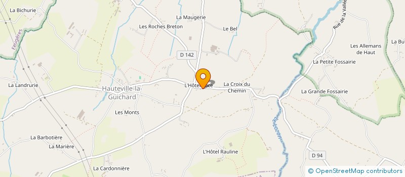 localisation de l'entreprise SYNERGIE INVEST  HAUTEVILLE-LA-GUICHARD