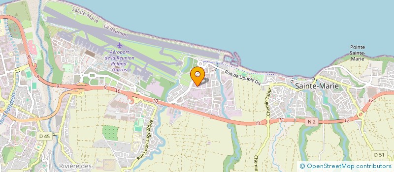 localisation de l'entreprise SYNERGIE JEUNES  SAINTE-MARIE