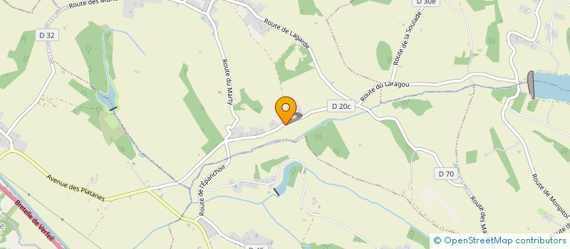 localisation de l'entreprise SYNERGIE LOISIRS TOURISME à SAINT-JEAN-LHERM