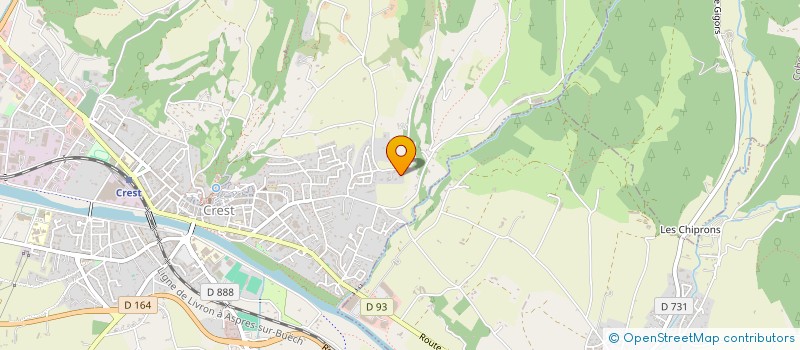 localisation de l'entreprise SYNERGIE LR à CREST