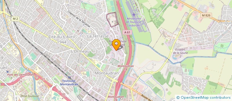 localisation de l'entreprise SYNERGIE MUTUELLES à TOULOUSE