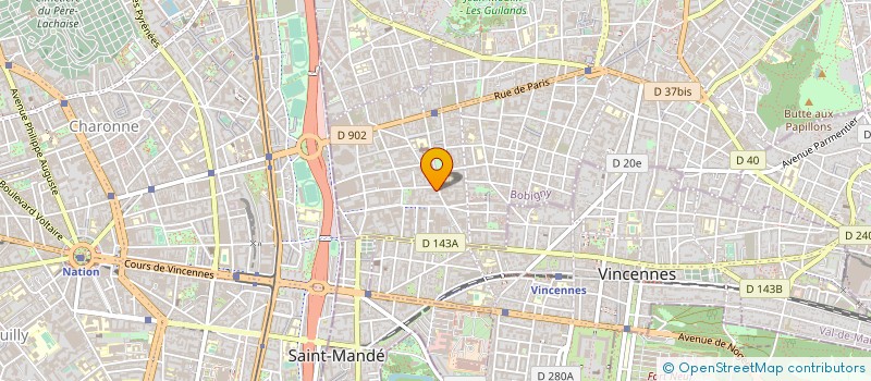 localisation de l'entreprise SYNERGIE PARTENAIRES à MONTREUIL
