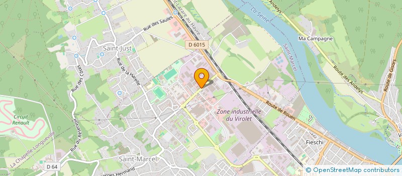 localisation de l'entreprise SYNERGIE PLV à SAINT-MARCEL