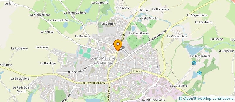 localisation de l'entreprise SYNERGIE PROD à SEVREMOINE