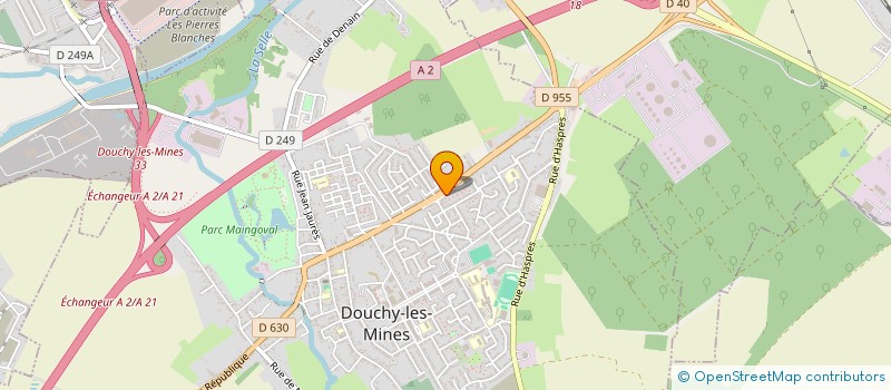 localisation de l'entreprise SYNERGIE SOLUTION à DOUCHY-LES-MINES