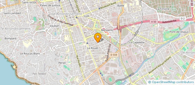 localisation de l'entreprise SYNERGIE SPORT FITNESS à MARSEILLE