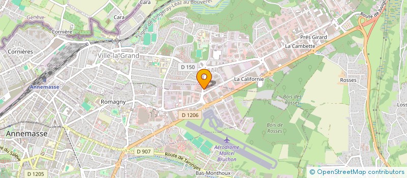 localisation de l'entreprise SYNERGIE STRUCTURE BOIS à ANNEMASSE
