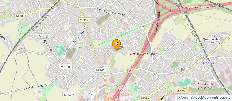 localisation de l'entreprise SYNERGIE TEAM HOLDING à LESQUIN