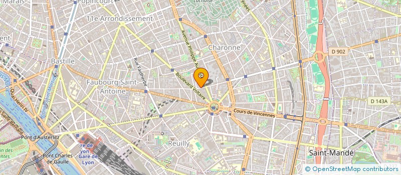 localisation de l'entreprise SYNERGIE TRANSMISSIONS à PARIS