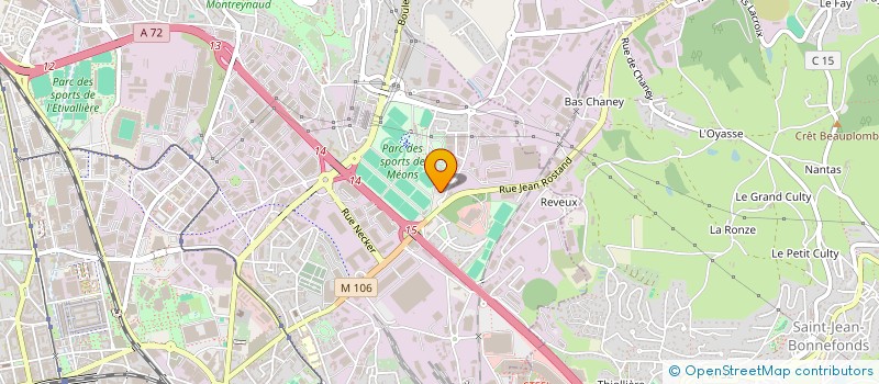 localisation de l'entreprise SYNERGIE TRANSPORT ROUTIER LOIRE  SAINT-ETIENNE