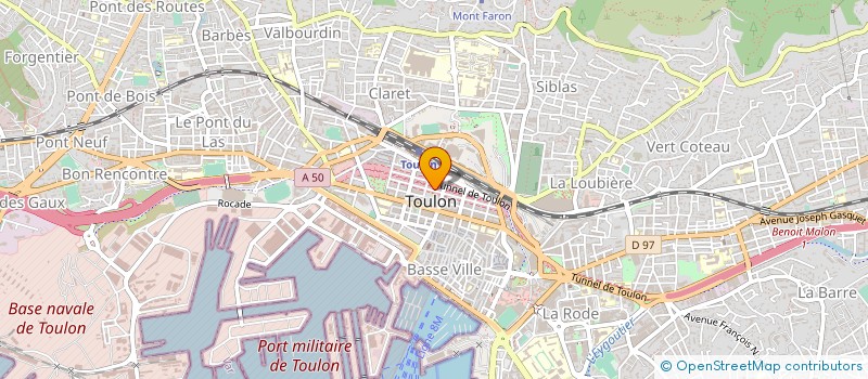 localisation de l'entreprise SYNERGIE VAR SOLIDARITE à TOULON