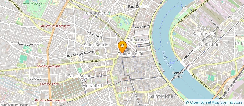 localisation de l'entreprise SYNERGIES CAPITAL  BORDEAUX