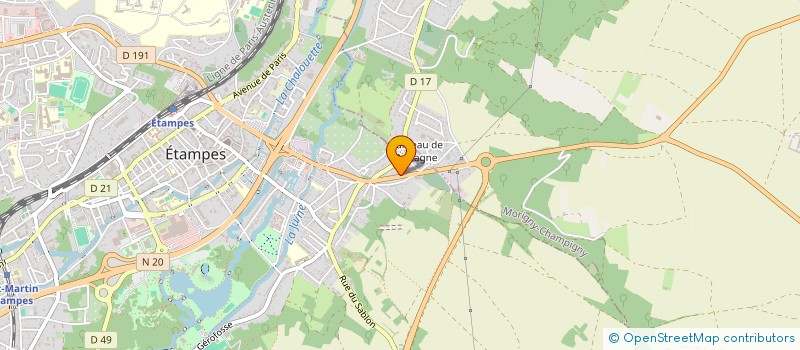 localisation de l'entreprise SYNERGIES CITOYENNES à ETAMPES