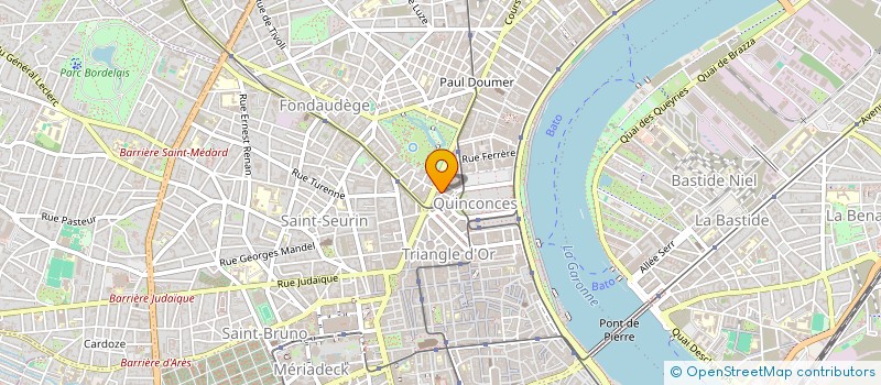 localisation de l'entreprise SYNERGIES CONSEILS ET ASSOCIES  BORDEAUX