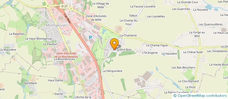 localisation de l'entreprise SYNERGIES DEVELOPPEMENT CONSEILS FORMATIONS  SAINT-MALO