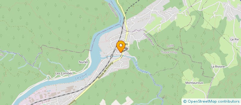 localisation de l'entreprise SYNERGIES HABITAT  AUREC-SUR-LOIRE