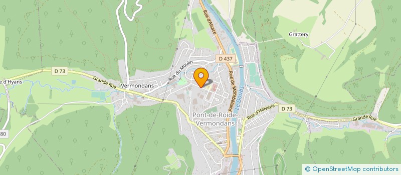 localisation de l'entreprise SYNERGIES INDUSTRIELLES FRANCOMTOISES à PONT-DE-ROIDE-VERMONDANS