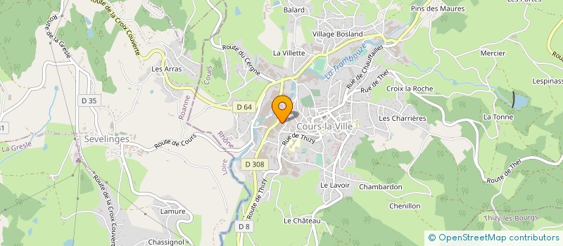 localisation de l'entreprise SYNERGIES LOGISTIQUES SA à COURS