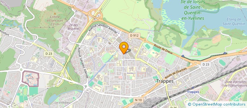localisation de l'entreprise SYNERGIES SAS à TRAPPES