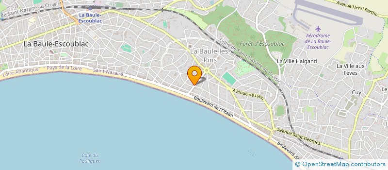 localisation de l'entreprise SYNERGIES SERVICES  LA BAULE-ESCOUBLAC