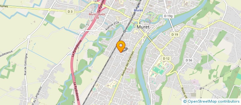 localisation de l'entreprise SYNERGIETECH  MURET