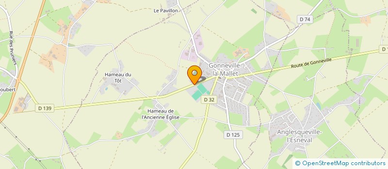 localisation de l'entreprise SYNERGIEVET  GONNEVILLE-LA-MALLET