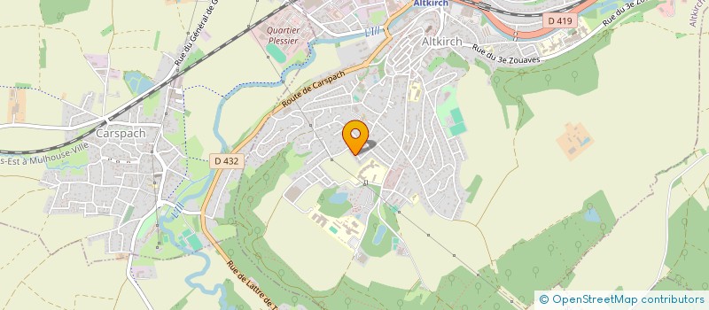 localisation de l'entreprise SYNERGIK SYSTEM  ALTKIRCH