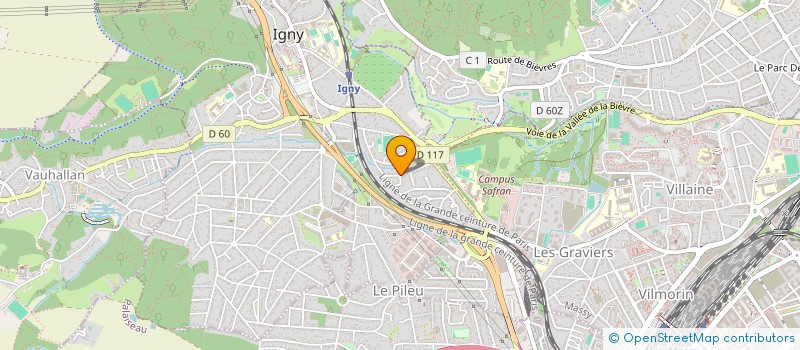 localisation de l'entreprise SYNERGIMAGES  IGNY