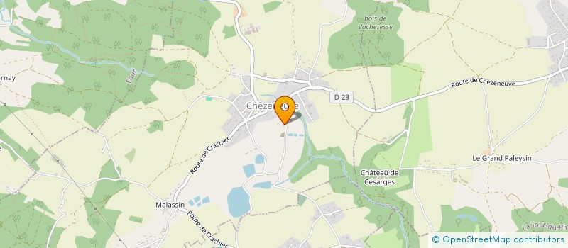 localisation de l'entreprise SYNERGIS CLIMATIQUE  VAULX-MILIEU