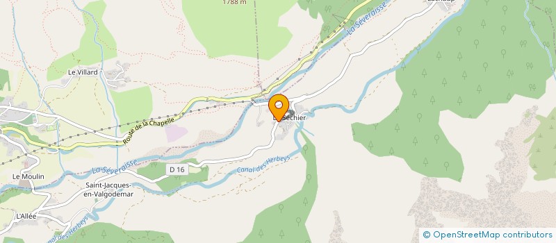 localisation de l'entreprise SYNERGITES  SAINT-JACQUES-EN-VALGODEMARD