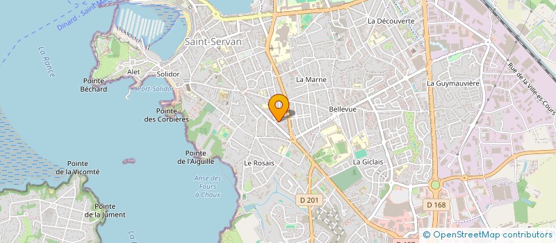 localisation de l'entreprise SYNERGIZ LABS  SAINT-MALO