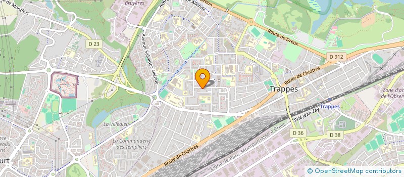 localisation de l'entreprise SYNERGOS à TRAPPES
