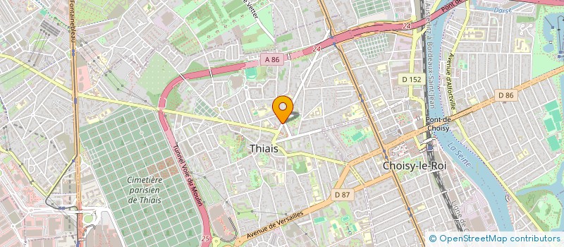localisation de l'entreprise SYNERGY à THIAIS
