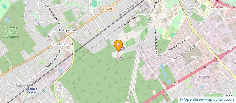 localisation de l'entreprise SYNERGY à PESSAC