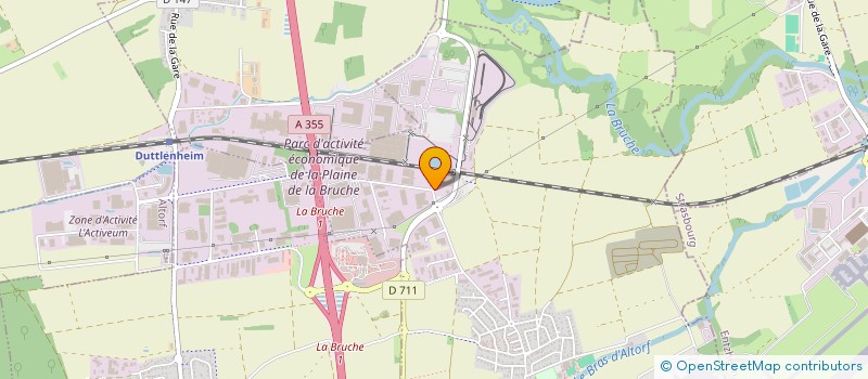 localisation de l'entreprise SYNERGY  DUPPIGHEIM