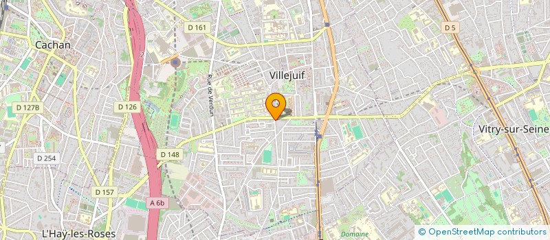 localisation de l'entreprise SYNERGY à VILLEJUIF