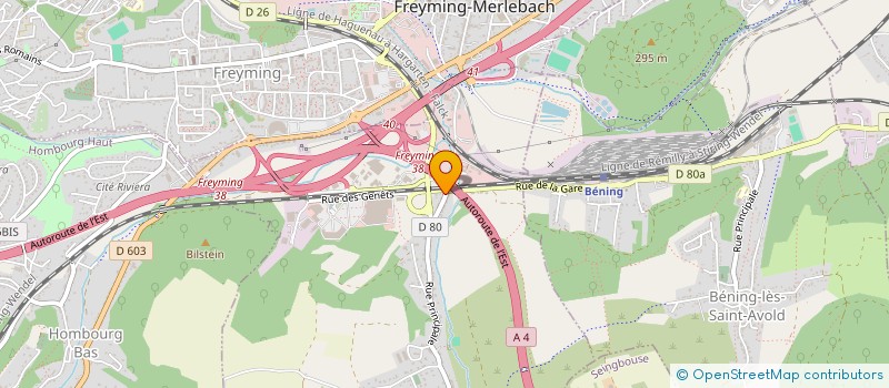 localisation de l'entreprise SYNERGY BATIMENT  BETTING