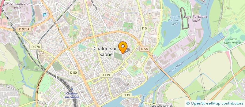 localisation de l'entreprise SYNERGY'FIT à CHALON-SUR-SAONE