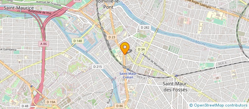 localisation de l'entreprise SYNERGY GROUP HABITAT à SAINT-MAUR-DES-FOSSES