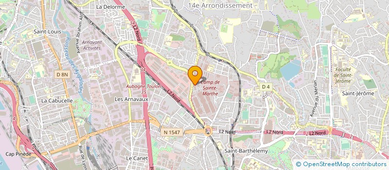 localisation de l'entreprise SYNERGY HEALTH MARSEILLE à MARSEILLE