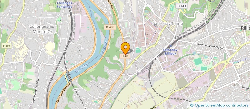 localisation de l'entreprise SYNERGY IMMO  FONTAINES-SUR-SAONE