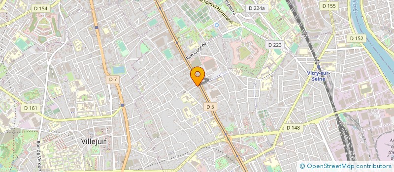 localisation de l'entreprise SYNERGY MULTITECHNIQUES à VITRY-SUR-SEINE