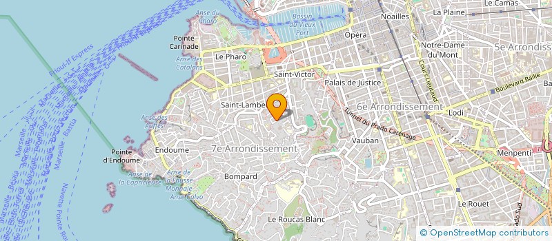 localisation de l'entreprise SYNERGY SANTE à MARSEILLE