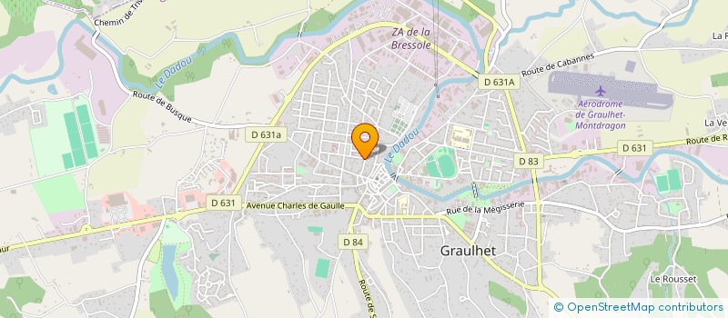 localisation de l'entreprise SYNERGY SUD  GRAULHET