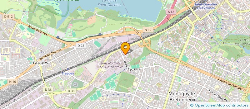 localisation de l'entreprise SYNERGY78  MONTIGNY-LE-BRETONNEUX